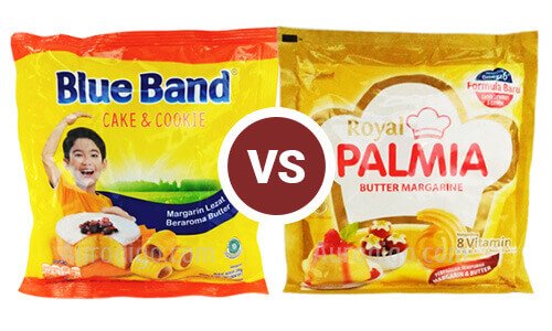 Palmia Royal Butter Margarine VS Blue Band Cake and Cookies