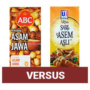 Minuman sari asam jawa merek ABC versus Ultrajaya