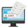 Illustration of Email Error Alert