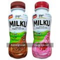 Susu UHT Milku Varian Rasa Cokelat Premium dan Stroberi