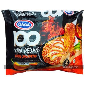 Mie Gaga 100 Extra Pedas Goreng Jalapeno 85 G