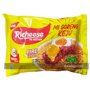 Mi Instan Nabati Richeese Mi Goreng Keju Fire Level 0 74 Gram