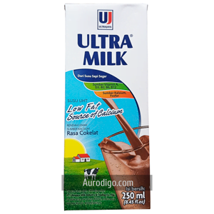 Ultra Milk Low Fat Source of Calcium Cokelat 250 mL
