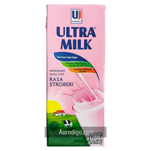Ultra Milk Stroberi 250 mL