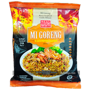 Best Wok Mi Goreng Black Pepper Seafood Flavour 80 Gram