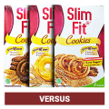 Slim & Fit Cookies - Dark Chocolate Versus Garlic Cheese Versus Raisin Cinnamon