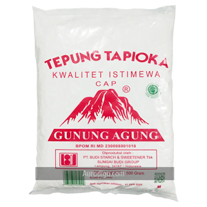 Tepung Tapioka Cap Gunung Agung 500 Gram