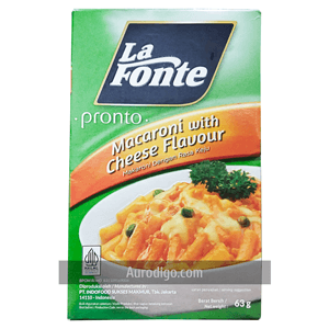 La Fonte Pronto Macaroni with Cheese Flavour 63 Gram