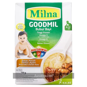 Milna Goodmil Bubur Bayi Beras Merah Semur Ayam 100 Gram
