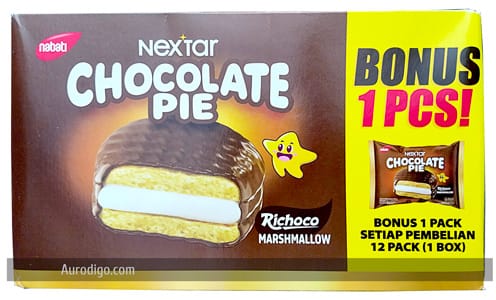 Nextar Chocolate Pie Richoco Marshmallow 312 Gram