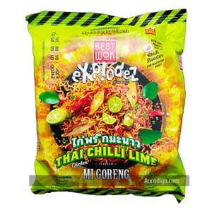 Best Wok Explodez Mi Goreng Thai Chilli Lime 75 Gram