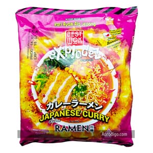 Best Wok Explodez Mi Kuah Japanese Curry Ramen 75 Gram