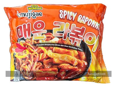 Wonhae Mujigae Spicy Rapokki 260 Gram