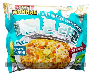 Wonhae Fried Butter Corn Ramyun 120 Gram