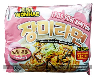 Wonhae Fried Rose Ramyun 120 Gram
