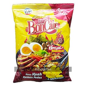 Kobe Mi BonCabe Rasa Kuah Ramen Pedas Level 30 dengan Makaroni 90 Gram
