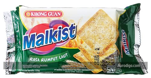 Khong Guan Malkist Rasa Rumput Laut 125 Gram