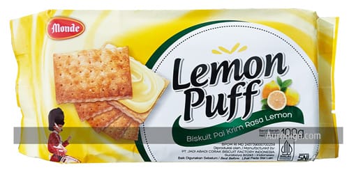 Monde Lemon Puff 100 Gram