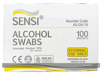 Sensi Alcohol Swabs Kuning