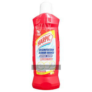 Harpic Disinfektan Kamar Mandi Serba Guna 10x Max Clean Lemon 450 mL